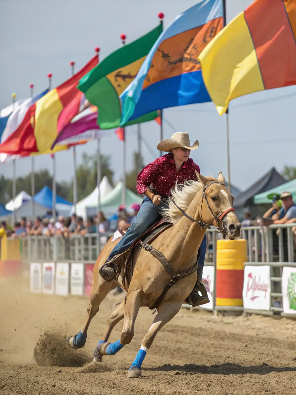 A group of riders participating in a community equestrian event, highlighting the social and collaborative aspects of the sport.